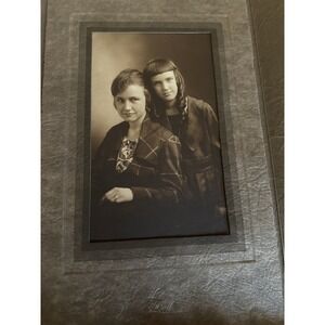1920 Photography Large Portrait Of A Mother Daughter Sisters Bluefield W.Va
